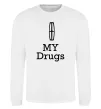 Свитшот Lincoln my drugs Белый фото