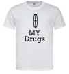 Чоловіча футболка Lincoln my drugs Білий фото
