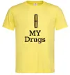 Чоловіча футболка Lincoln my drugs Лимонний фото