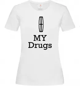 Женская футболка I <3 Lincoln Темно-синий фото