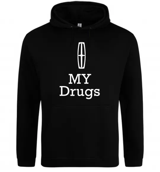 Жіноча толстовка (худі) Lincoln my drugs Чорний фото