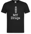 Чоловіча футболка Lincoln my drugs Чорний фото