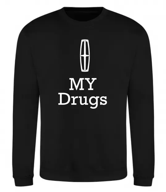Свитшот Lincoln my drugs Черный фото
