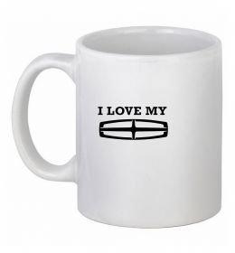 Чашка керамическая I love my Lincoln