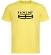Чоловіча футболка I love my Lincoln Лимонний фото