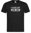 Чоловіча футболка I love my Lincoln Чорний фото