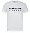 Чоловіча футболка Need cash for Lincoln Білий фото