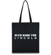 Эко-сумка Need cash for Lincoln Черный фото