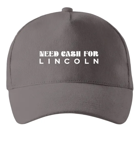 Кепка Need cash for Lincoln Серый фото