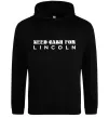 Чоловіча толстовка (худі) Need cash for Lincoln Чорний фото