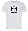 Чоловіча футболка Mazda logo та назва Білий Чоловіча футболка Mazda logo та назва Білий фото