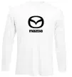 Лонгслив Mazda logo та назва Белый фото