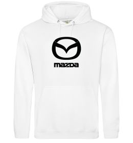 Жіноча толстовка (худі) Mazda logo та назва