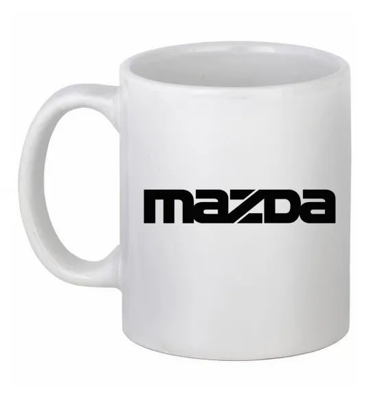 Чашка керамическая Mazda напис Белый фото