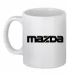 Чашка керамическая Mazda напис Белый фото
