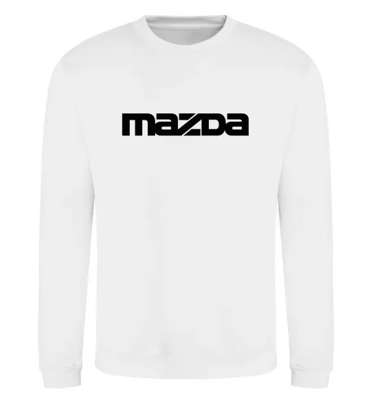Свитшот Mazda напис Белый фото