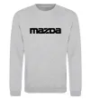 Свитшот Mazda напис Серый меланж фото