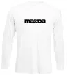 Лонгслив Mazda напис Белый фото