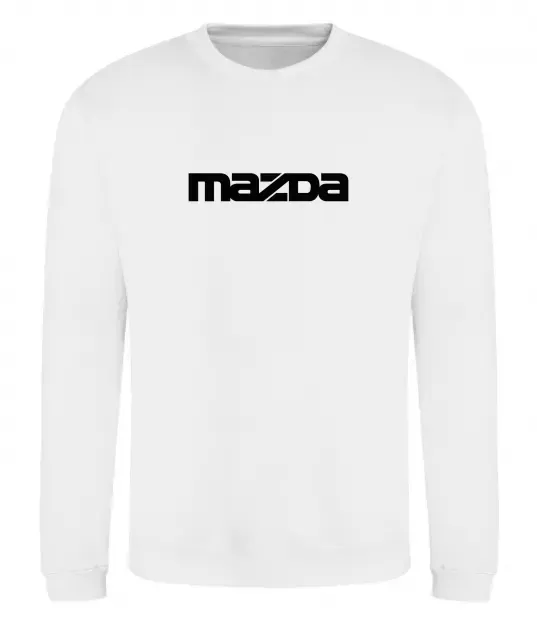 Свитшот Mazda напис Белый фото