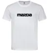 Мужская футболка Mazda напис Белый фото