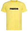 Мужская футболка Mazda напис Лимонный фото