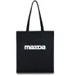 Еко-сумка Mazda напис Чорний Еко-сумка Mazda напис Чорний фото