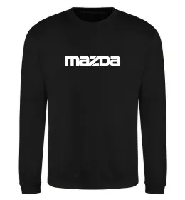 Свитшот Mazda напис Черный фото