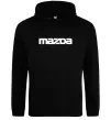 Жіноча толстовка (худі) Mazda напис Чорний фото