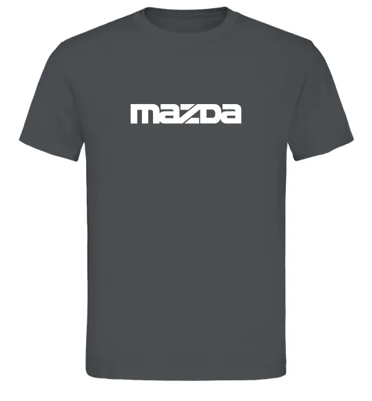 Мужская футболка Mazda напис Графит фото