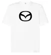 Футболка Оверсайз Mazda logo Белый Футболка Оверсайз Mazda logo Белый фото