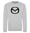 Свитшот Mazda logo Серый меланж фото