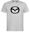 Чоловіча футболка Mazda logo Сірий Чоловіча футболка Mazda logo Сірий фото