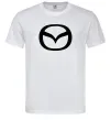 Чоловіча футболка Mazda logo Білий Чоловіча футболка Mazda logo Білий фото
