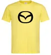 Чоловіча футболка Mazda logo Лимонний Чоловіча футболка Mazda logo Лимонний фото