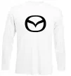 Лонгслив Mazda logo Белый фото