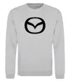 Свитшот Mazda logo Серый меланж фото