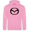 Чоловіча толстовка (худі) Mazda logo Рожевий фото