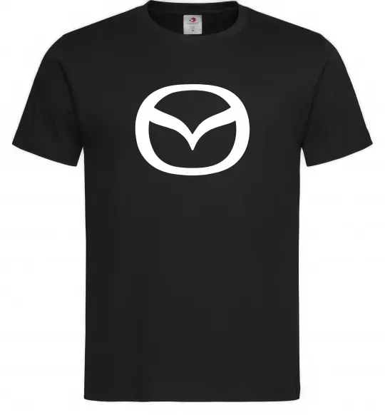 Чоловіча футболка Mazda logo Чорний фото