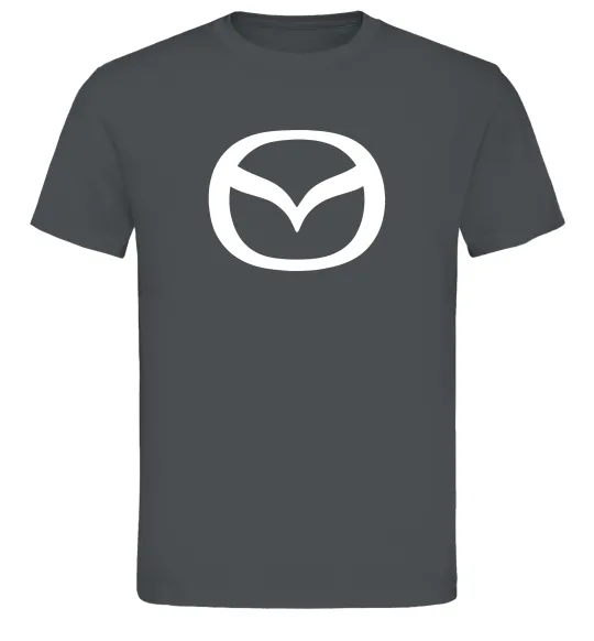 Чоловіча футболка Mazda logo Графіт фото