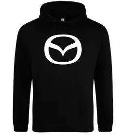 Мужская толстовка (худи) Mazda one love Белый фото