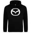 Чоловіча толстовка (худі) Mazda logo Чорний фото