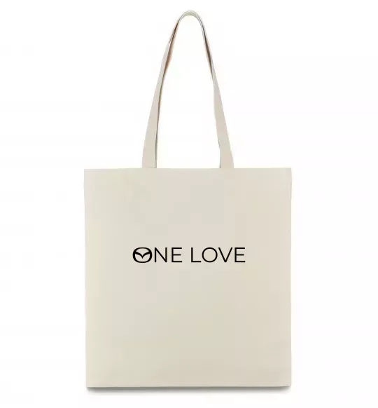 Эко-сумка Mazda one love Бежевый фото