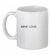 Чашка керамічна Mazda one love Білий фото