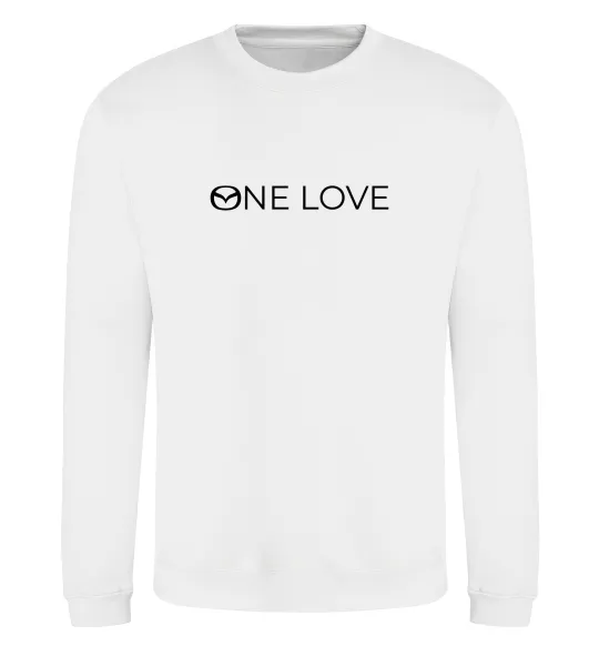 Свитшот Mazda one love Белый фото