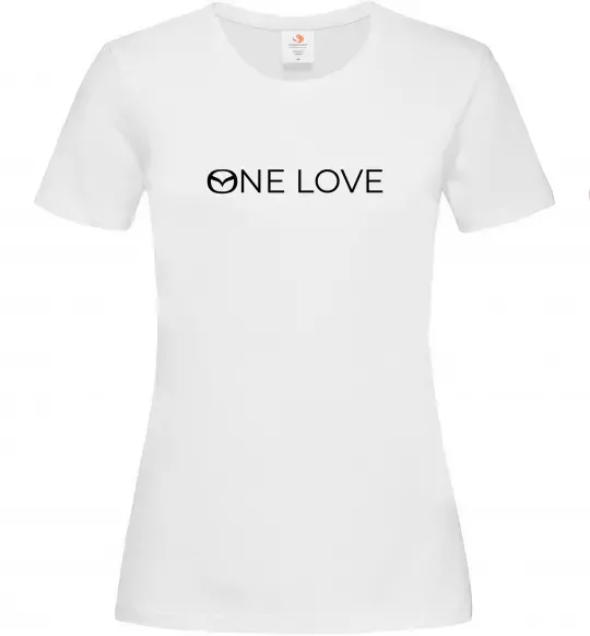 Женская футболка Mazda one love Белый фото