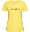 Женская футболка Mazda one love Лимонный фото