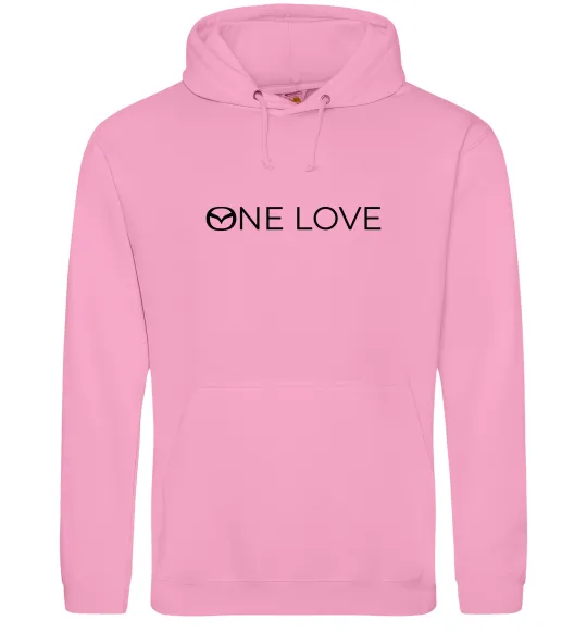 Чоловіча толстовка (худі) Mazda one love Рожевий фото