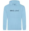 Чоловіча толстовка (худі) Mazda one love Блакитний фото