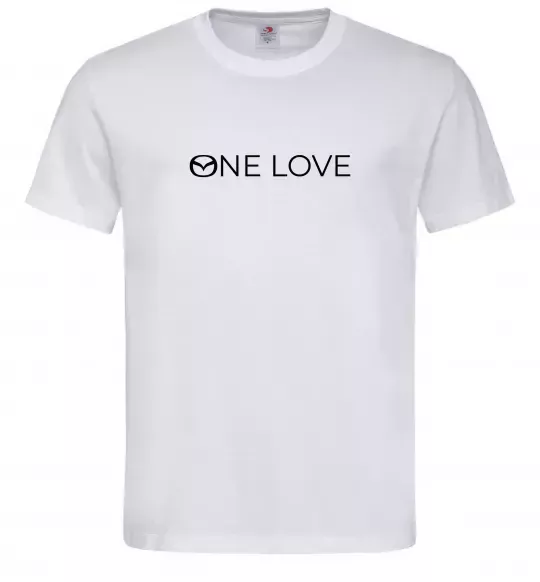 Мужская футболка Mazda one love Белый фото