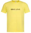 Мужская футболка Mazda one love Лимонный фото